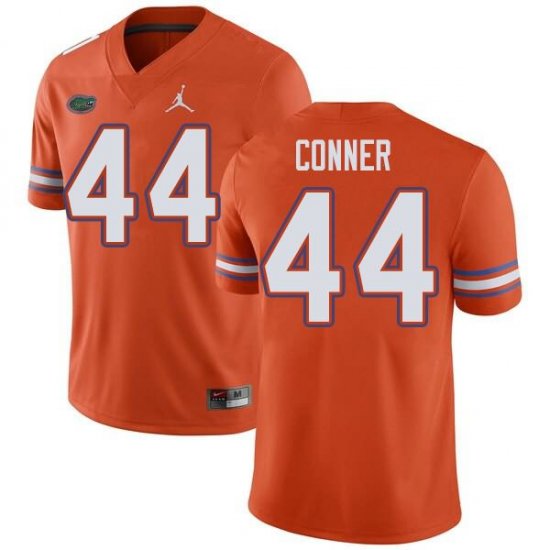 Men's Florida Gators #44 Garrett Conner NCAA Jordan Brand Orange Authentic Stitched College Football Jersey ZBN3062TE